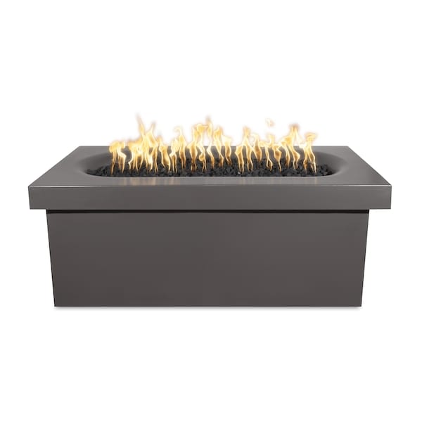 The Outdoor Plus 60 Rectangular Ramona Fire Table, GFRC Concrete, Chestnut, Spark Ignition w/Flame Sense, Liquid Propane OPT-RMNRT60FSEN-CST-LP - main